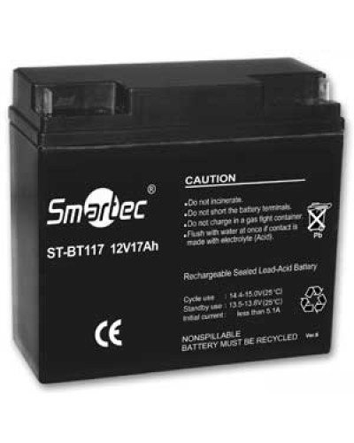 Аккумулятор свинцово-кислотный Smartec ST-BT117 в Домодедово Электротехническое оборудование Pintop.ru