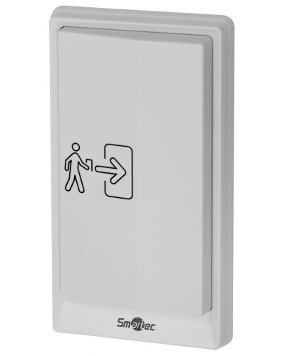 Кнопка пластиковая, накладная, локтевая, НЗ/НР контакты, размер: 175х95х25 мм Smartec ST-EX710-WT в Домодедово Кнопки выхода Pintop.ru