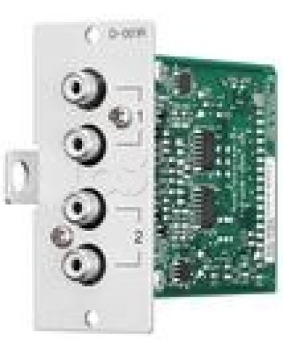 Модуль стерео входа небалансный 2-х канальный TOA D-001R в Домодедово Системы оповещения и трансляции TOA Pintop.ru