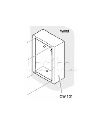 Коробка накладная TOA OW-101 в Домодедово Аксессуары для СОУЭ Pintop.ru