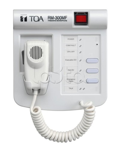 Панель микрофонная пожарная для серии VM-3000 в Домодедово Системы оповещения и трансляции TOA Pintop.ru