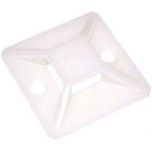 Площадка самоклеящаяся под стяжку, 25х25 мм, белая (100шт.уп) TWT-CV-ATM25