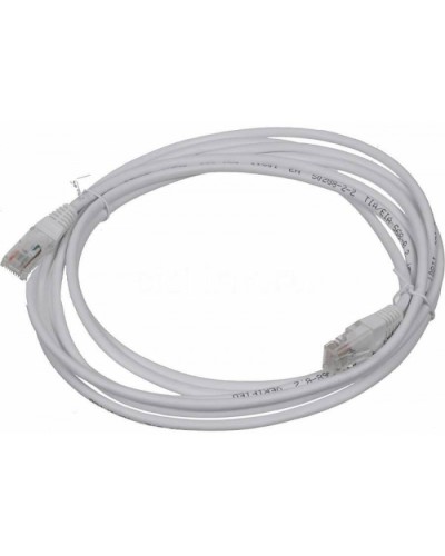 Патч-корд RJ45 TWT UTP кат.5e, с заливными колпачками, 1 м, серый TWT TWT-45-45-1.0-GY в Домодедово Патчкорды (медные) Pintop.ru