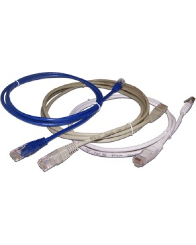 Патч-корд RJ45 TWT UTP кат.5e, с заливными колпачками, 3.0 м, белый TWT TWT-45-45-3.0-WH в Домодедово Патчкорды (медные) Pintop.ru