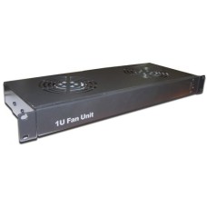 Блок 4-х вентиляторов 19", с подшипниками, без термостата, 1U TWT TWT-CBB-FANB4-RACK