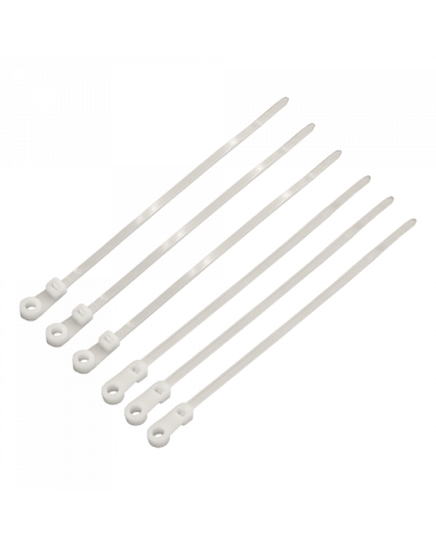 Стяжка пластиковая нейлоновая под винт, 4х200мм, 100шт TWT (TWT-CVS-200) в Домодедово Стяжки-хомуты Pintop.ru