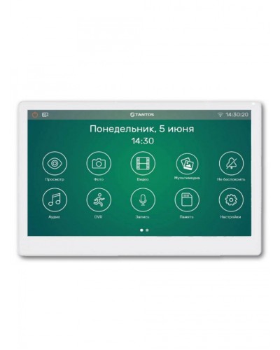 Монитор Tantos Stark HD SE Tuya (White) XL в Домодедово Абонентские IP устройства Pintop.ru