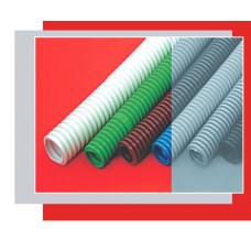 Труба гофрированная ПНД тяжелая диам 40 мм, с зондом Экопласт 21140