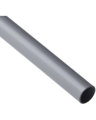 Труба ПВХ гладкая, 25мм/ внут. 22мм (3м), серый Экопласт 33025 в Домодедово Гладкая труба Pintop.ru