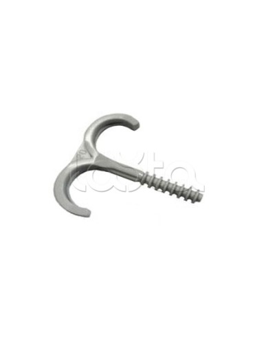 Держатель (клипса) F типа двойнаядля труб D16-20 мм Экопласт 41826 в Домодедово Держатели, клипсы, скобы Pintop.ru