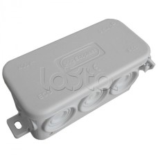 JBL090 Коробка распред. без сальников о/п, 90х42х40мм 10вых., IP55 белый, Экопласт 44055W-1