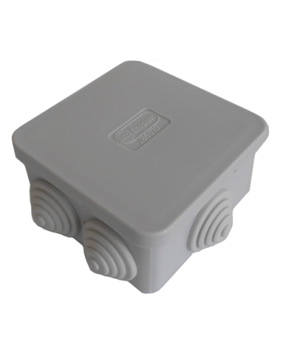 Коробка распред. о/п, для монтажного пистолета 85х85х50 6 вых, IP44 (упаковка DIY) Экопласт 44066-1 в Домодедово Распределительные коробки Pintop.ru