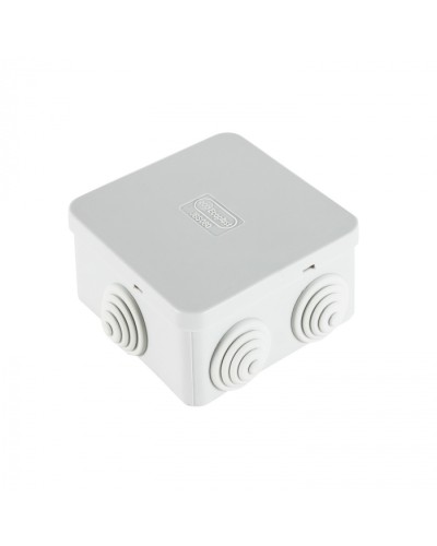 Коробка распределительная о/п, для монтажного пистолета 85х85х50, без галогена, 6 вых, IP44 (44066HF) в Домодедово Распределительные коробки Pintop.ru