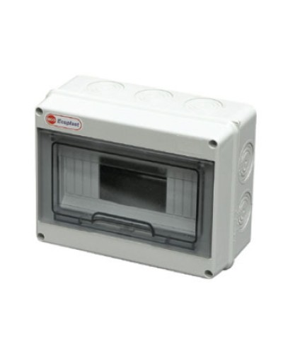 Шкаф настенный, 12-13 модулей, IP65 Экопласт 46412 в Домодедово Боксы для автоматов Pintop.ru