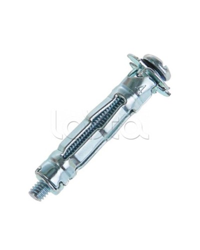 Дюбель металлический Молли с винтом 4x6x38 (250шт) Экопласт (47235) в Домодедово Крепеж: Дюбели, шурупы, саморезы Pintop.ru