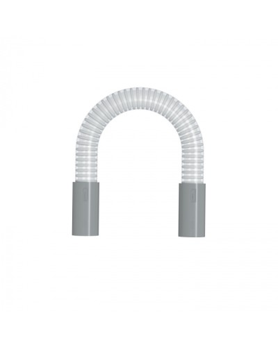 Гибкий переход для трубы диам. 25мм, длина 30см, цвет серый (49415GR) в Домодедово Повороты, муфты, тройники Pintop.ru