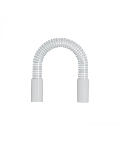 Гибкий переход для трубы диам. 25мм, длина 30см, цвет белый (49415W) в Домодедово Повороты, муфты, тройники Pintop.ru