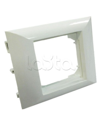 Суппорт для розетки 45х45 на 2 модуля для кабель-канала серии ARC-LAN Экопласт 573909 в Домодедово Аксессуары для кабель-канала Pintop.ru