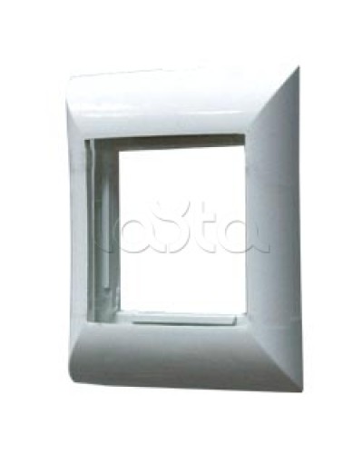 Суппорт для розетки45x45 на 2 модуля Экопласт 73909 в Домодедово Аксессуары для кабель-канала Pintop.ru