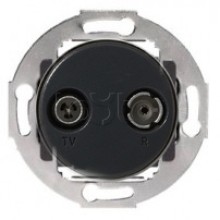 Механизм розетки TV+FM проходной Vintage (885300-1)