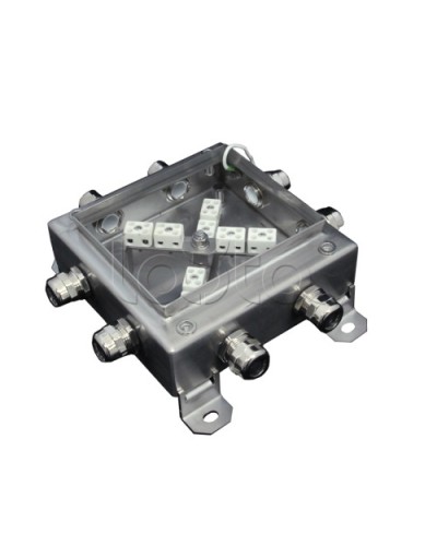 Коробка монтажная огнестойкая Гефест КМ-О (16к*10,0)-IP66 1515нерж, 8 вводов в Домодедово Распределительные коробки Pintop.ru