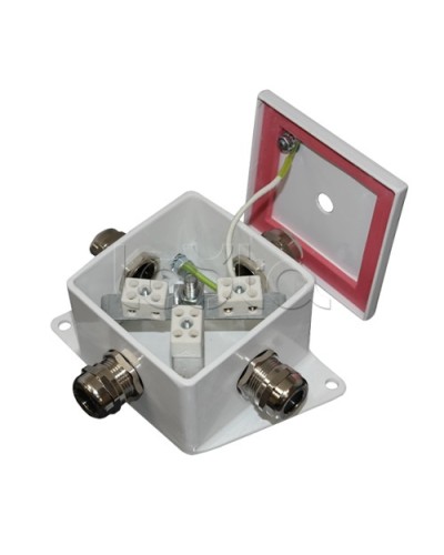 Коробка монтажная огнестойкая Гефест КМ-О (4к*6,0)-IP66, четыре ввода 80х80х68 в Домодедово Распределительные коробки Pintop.ru