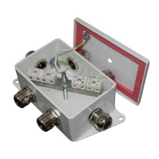 Коробка монтажная огнестойкая Гефест КМ-О (6к*10,0)-IP66-d, два ввода 120х80х68