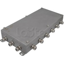 Коробка монтажная огнестойкая Гефест КМ-О (64к*10,0)-IP66 2040нерж, 18 вводов