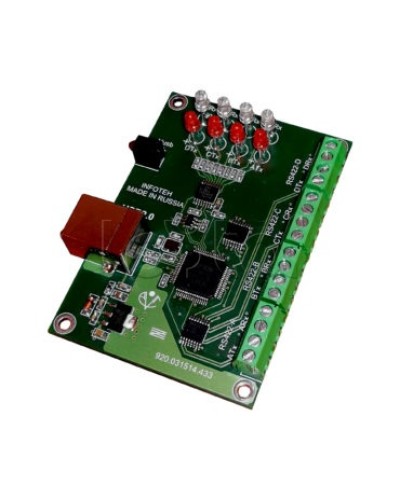 Конвертер USB/RS-422 ИНФОТЕХ AVT-USB/4RS422 в Домодедово Дополнительное оборудование для ОПС Pintop.ru