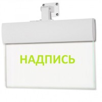 Табло М-220-УЛЬТРА Человек влево стрелка вверх в дверь (универс.крепл.) (ИП Раченков А.В.)