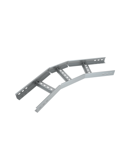 Угол лестничный горизонтальный 45 гр. 70х400х1,2 мм HD85 КМ-профиль (LGL45-70-400-1.2 HD85) в Домодедово Аксессуары для лотков Pintop.ru