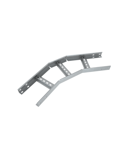 Угол лестничный горизонтальный 45 гр. 50х100х1,2 мм Быстрый монтаж HD85 КМ-профиль (LGLS45-50-100-1.2 HD85) в Домодедово Аксессуары для лотков Pintop.ru