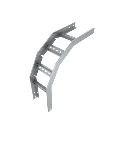 Угол лестничный вертикальный внешний 90 гр. 50х600х1,5 мм Быстрый монтаж HD КМ-Профиль (LVLS90-50-600-1.5 HD) в Домодедово Аксессуары для лотков Pintop.ru