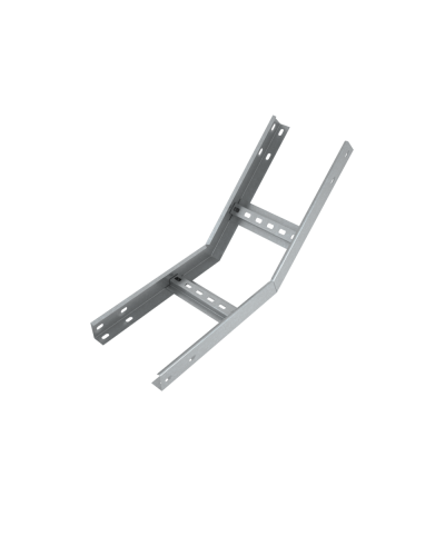 Угол лестничный вертикальный внутренний 45 гр. 80х500х1,5 мм Быстрый монтаж HD КМ-Профиль (LNLS45-80-500-1.5 HD) в Домодедово Аксессуары для лотков Pintop.ru