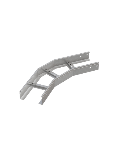 Угол лестничный горизонтальный 45 гр. 80х500х1,2 мм INOX304 N КМ-Профиль (LGL45-80-500-1.2 INOX304 N) в Домодедово Аксессуары для лотков Pintop.ru