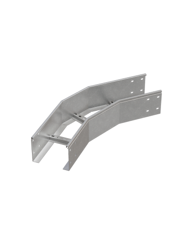 Угол лестничный горизонтальный 45 гр. 150х800х2,0 мм HD N КМ-профиль (LGL45-150-800-2.0 HD N) в Домодедово Аксессуары для лотков Pintop.ru