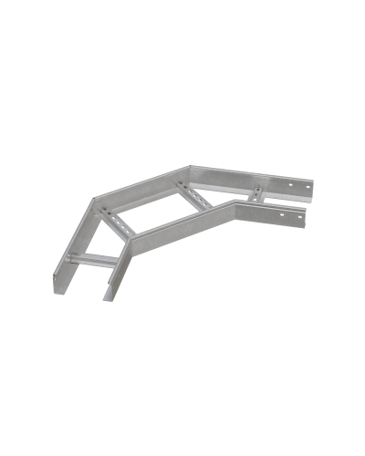 Угол лестничный горизонтальный 90 гр. 80х600х1,5 мм INOX304 N КМ-Профиль (LGL90-80-600-1.5 INOX304 N) в Домодедово Аксессуары для лотков Pintop.ru