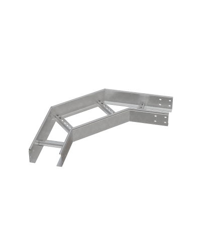 Угол лестничный горизонтальный 90 гр. 100х100х2,0 мм HD85 N КМ-профиль (LGL90-100-100-2.0 HD85 N) в Домодедово Аксессуары для лотков Pintop.ru