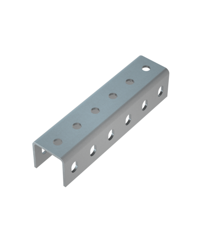 Соединитель усиленного швеллера 50х50х4,0 мм INOX304 КМ-Профиль (SLPU50-50 INOX304) в Домодедово Аксессуары для лотков Pintop.ru