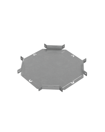 Х-разветвитель 50х300 мм ПЛЮС INOX304 КМ-Профиль (XDplus50-300 INOX304) в Домодедово Аксессуары для лотков Pintop.ru