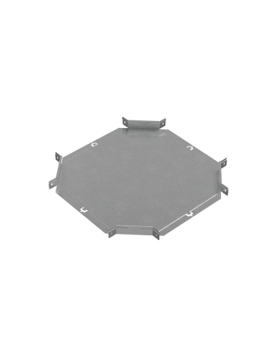 Х-разветвитель 50х400 мм ПЛЮС INOX304 КМ-Профиль (XDplus50-400 INOX304) в Домодедово Аксессуары для лотков Pintop.ru