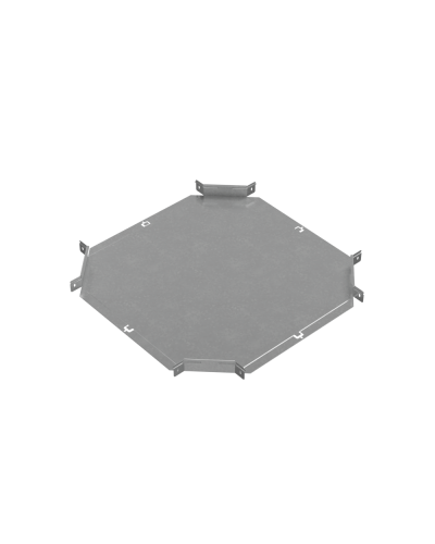 Х-разветвитель 50х500 мм ПЛЮС INOX304 КМ-Профиль (XDplus50-500 INOX304) в Домодедово Аксессуары для лотков Pintop.ru