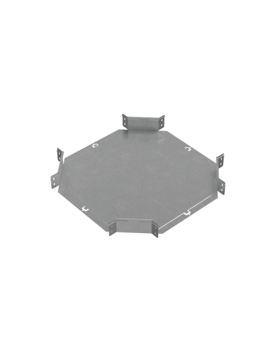 Х-разветвитель 80х400 мм ПЛЮС HD85 КМ-профиль (XDplus80-400 HD85) в Домодедово Аксессуары для лотков Pintop.ru