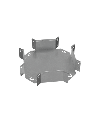 Х-разветвитель 100х150 мм ПЛЮС INOX304 КМ-Профиль (XDplus100-150 INOX304) в Домодедово Аксессуары для лотков Pintop.ru