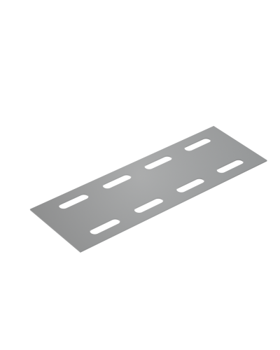 Усиливающая пластина на дно 400 мм ПЛЮС INOX304 КМ-Профиль (SP400plus INOX304) в Домодедово Аксессуары для лотков Pintop.ru