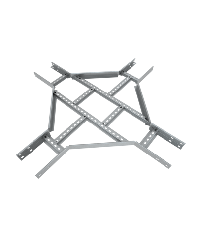 Х-разветвитель лестничный 50х500х1,5 мм Быстрый монтаж HD КМ-Профиль (LXDS50-500-1.5 HD) в Домодедово Аксессуары для лотков Pintop.ru