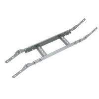 Вертикальный шарнирный угол 80х500х1,5 мм "Быстрый монтаж" HD85 КМ-профиль (LSHLS80-500-1.5 HD85)