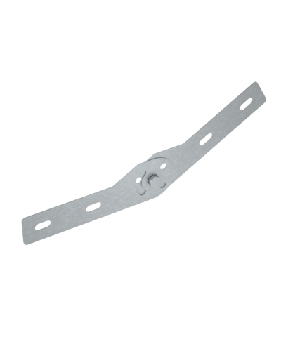 Шарнирный соединитель лестничного лотка 50 мм Быстрый монтаж КМ-Профиль (LSHS1) в Домодедово Аксессуары для лотков Pintop.ru