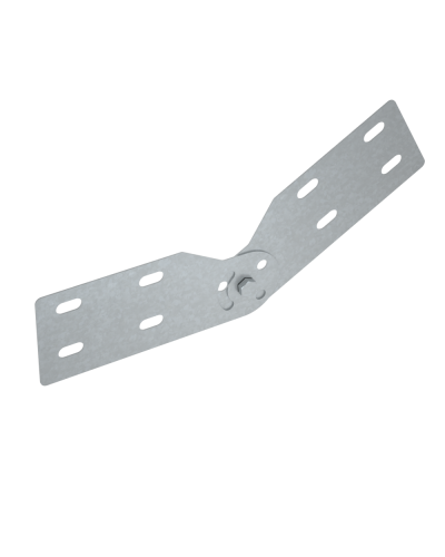 Шарнирный соединитель лестничного лотка 100 мм Быстрый монтаж КМ-Профиль (LSHS3) в Домодедово Аксессуары для лотков Pintop.ru