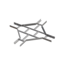 Х-разветвитель лестничный 50х150х1,5 мм INOX304 N КМ-Профиль (LXD50-150-1.5 INOX304 N)